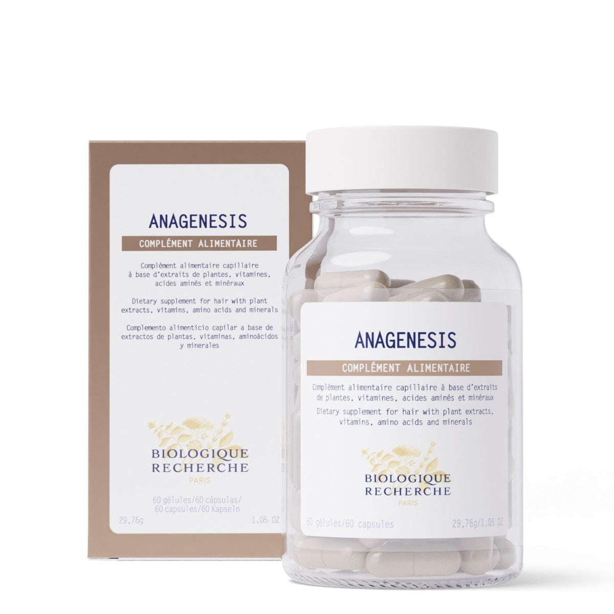 Anagenesis -- Dietary Hair Loss Supplement ** 60 Capsules