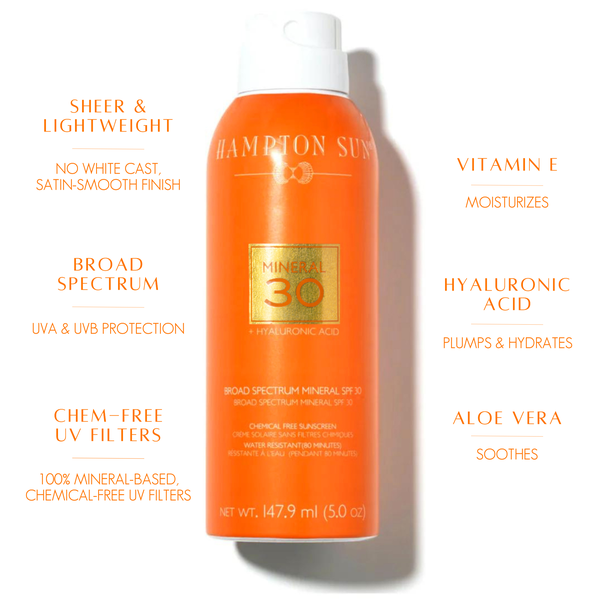 SPF 30 Mineral Mist -- 6.0 oz