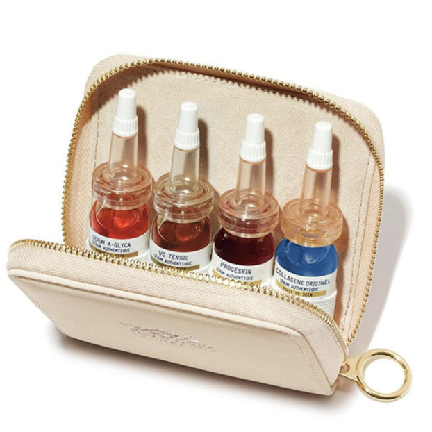 Masters of Time -- Anti-Aging Serum Set ** 4 Quintessential Serum Set with Travel Case